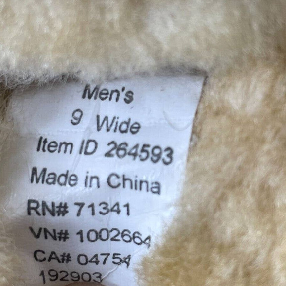 L.L. Bean Men's Wicked Good Moccasins Size 9 Wide Brown Slip On Shoes - Picture 8 of 10